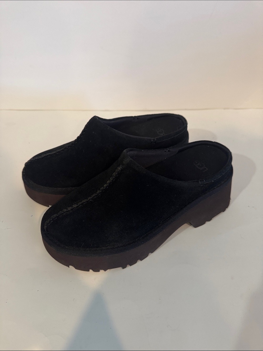 Ugg New Heights Black Clog Shoes